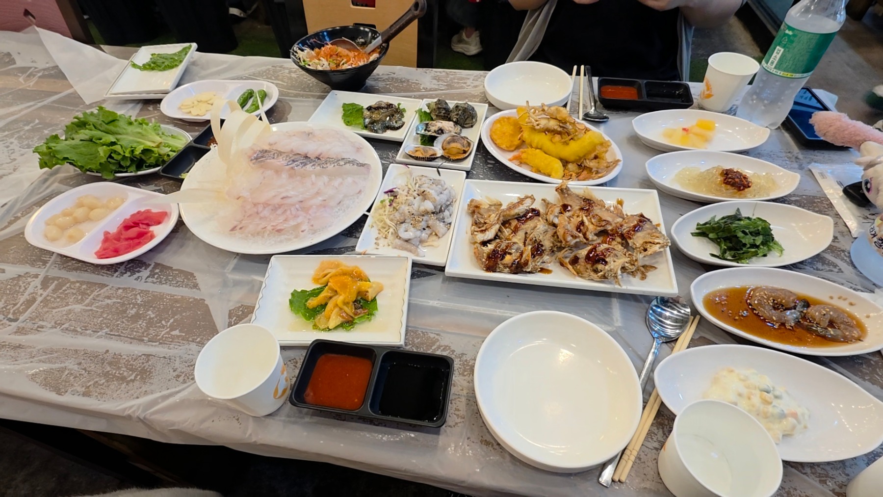 안면도 대한횟집 만세튀김