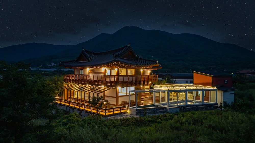 경주 한옥 한채 문고리 풀빌라 펜션